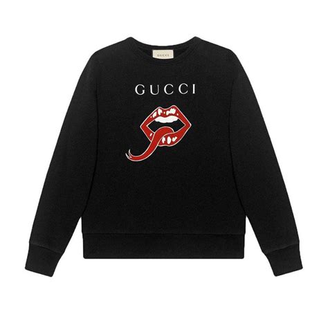 gucci lip sweater